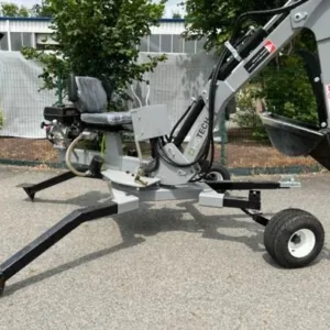 Déstockage HG TECH Mini Pelle Araignée 10CV Tourelle 360 + 3 Godets