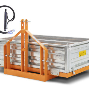 Bennette de transport hydraulique pour tracteur